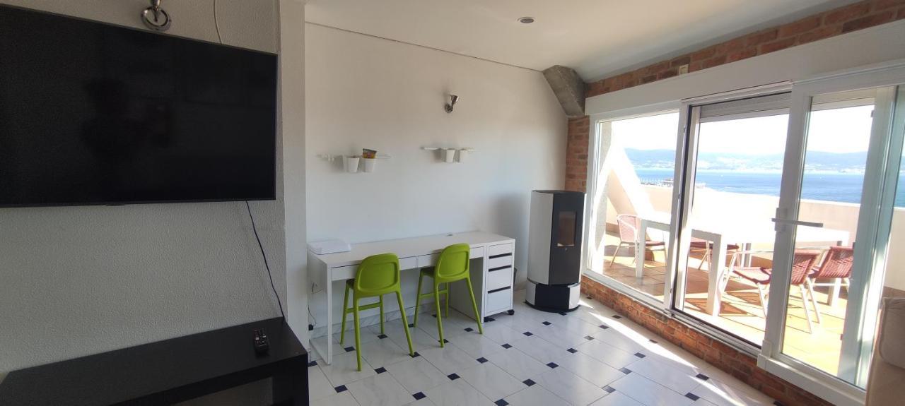 Apartament Atico Con Amplia Terraza Y Espectaculares Vistas Sanxenxo Zewnętrze zdjęcie